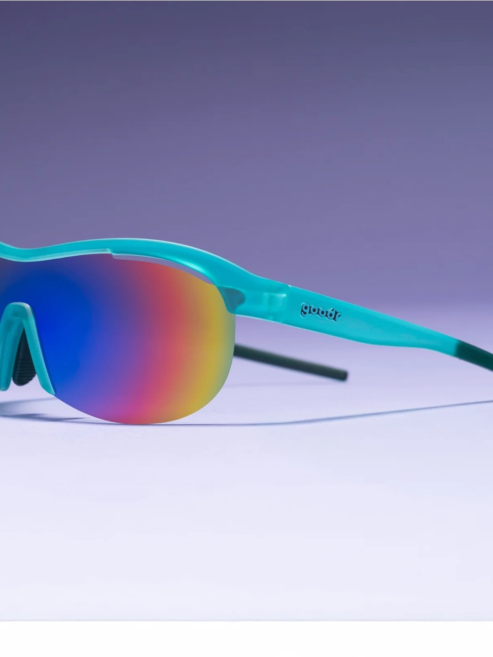 Goodr sunglasses. Unisex. NWT, box and bag. Wrap around, vented.